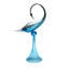 Cigno Azzurro - Scultura - Vetro di Murano Originale Omg