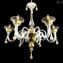 Venetian Chandelier Elisabetta - Gold - Original Murano Glass OMG