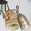 Fantasy - Hanging Lamp 6 lights - Original Murano Glass 