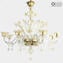 Venetian Chandelier Manzoni - Pure Gold - Murano Glass