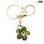 Schlüsselanhänger – Blattgold – Original Murano-Glas OMG