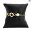 Bracelet Asia - white pearl - Original Murano Glass