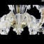 Venetian Chandelier 8 lights Cimiero crystal and gold - Rezzonico - Murano Glass