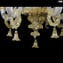 Lampadario Veneziano - Regina - Ambra - Vetro di Murano