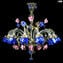 Venetian Chandelier Rosetto Firenze - 12 lights - Original Murano Glass