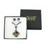 Parure Cortina Rhombus - Fantasy color and silver leaf - Original Murano Glass OMG