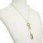 Pendant necklace Emily - Gold leaf - Original Murano Glass OMG
