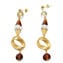 Shell Earrings long - Gold - Collection - Original Murano Glass OMG