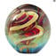 The storm - Chalcedony glass - Original Murano Glass OMG