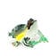 Wonderful Frog sculpture - Dark green - Original Murano glass OMG