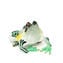Wonderful Frog sculpture - Dark green - Original Murano glass OMG