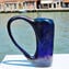 Vaso Ansa Blu - Vetro di Murano