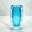 Vaso Bolle - Celeste - Sommerso - Vetro di Murano Originale OMG
