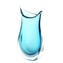 Vaso Rondine - Celeste Sommerso - Vetro di Murano Originale OMG