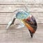 Delphin – Skulptur aus Chalcedon – Original Murano-Glas Omg