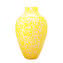 Amphora - Vaso Soffiato giallo - Original Murano Glass