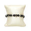 Bracelet for Man - Black beads with Avventurina - Original Murano Glass OMG
