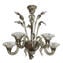 Venetian Chandelier smoked glass Pastorale - Original Murano Glass
