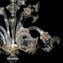 Venetian Chandelier Gemma - Crystal and gold details - Classique - Murano Glass