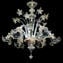 Venetian Chandelier Gemma - Crystal and gold details - Classique - Murano Glass