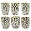 Set di 6 Bicchieri - Millefiori - vetro di Murano Originale