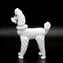  Barboncino bianco - Cane - Vetro di Murano Originale OMG