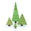 Christmas Decoration Tree - Millefiori -1 piece - Original Murano Glass OMG