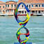 Scultura Theta - Unica -  Vetro di Murano Originale