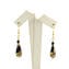 Earrings Emily - Black and gold - Original Murano Glass OMG
