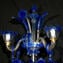 Applique Blu - Murano Glass