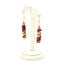 Parure Creta - Gold and red - Original Murano Glass OMG