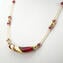 Parure Creta - Gold and red - Original Murano Glass OMG