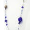 Necklace Skiset - Blue & gold - Original Murano Glass OMG