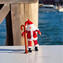 Santa Claus With stick - Murano Glass Xmas