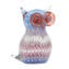 Owl with Murrine and gold - Lallero collection - Original Murano glass OMG