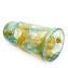  Nuance Collection - Amber Aquamarine & Silver - Sbruffi Vase - Original Murano glass
