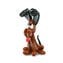 Brown dog miniature - Original Murano Glass OMG