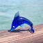 Delfino Blu - Vetro di Murano Originale OMG