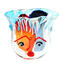Vaso Musana - Fran - Tributo a Picasso - Vetro di Murano Originale OMG