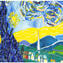 The Starry Night - Van Gogh canvas tribute - 