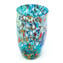 Vaso Carnevale - Colori misti - Vetro di Murano Originale OMG