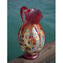 Harmony - Ruby - Pitcher Murano Glass - Millefiori and silver decoration