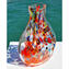 Vaso Murrine - Otello - Rosso - Vetro di Murano Originale OMG 