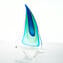 Barca a vela Scultura Sommersa BG - Original Murano glass