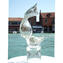 Strip Sculpture Sommerso Gold - Chroma Collection - Original Murano Glass 
