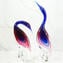 Heron Female Sculpture Sommerso - Chroma Collection - Original Murano Glass 